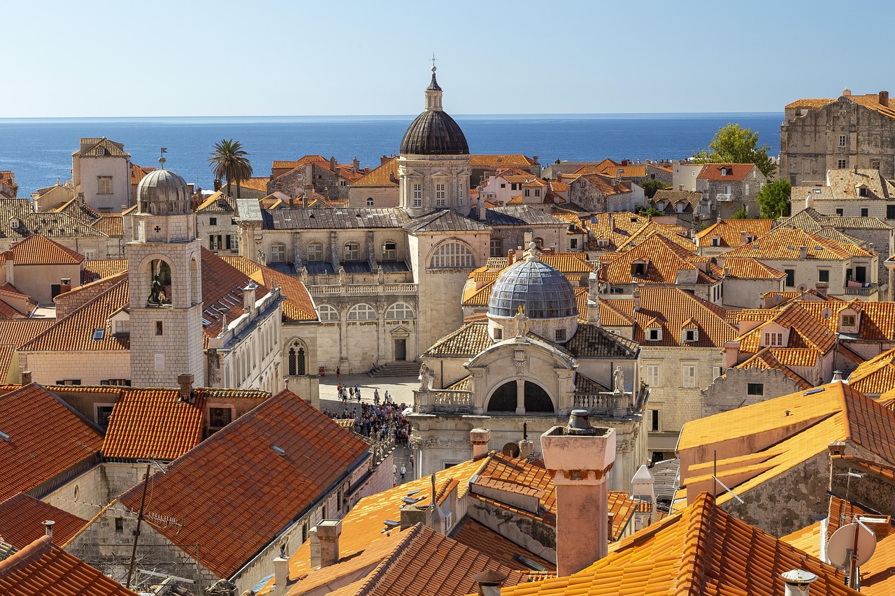 Scenic view of Dubrovnik old town