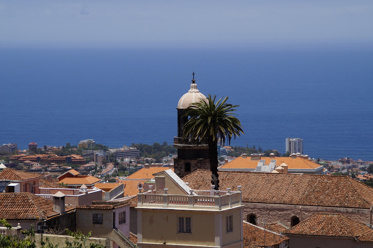 Whitewashed buildings in La Orotava near Anaga Park