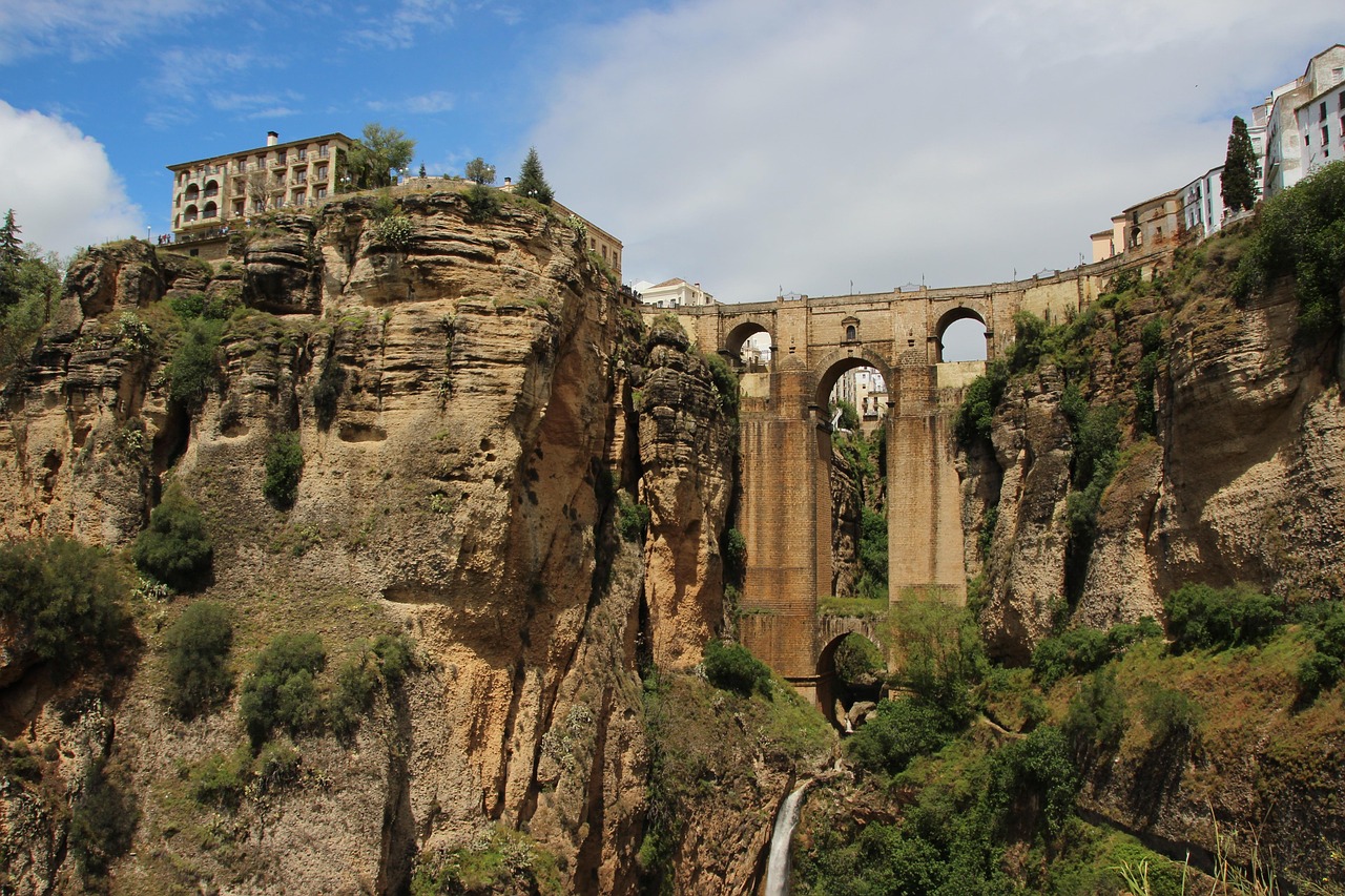 Scenic view of Ronda in Spain