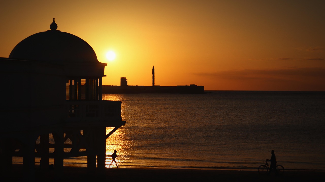 Coastline near Cadiz in Andalusia