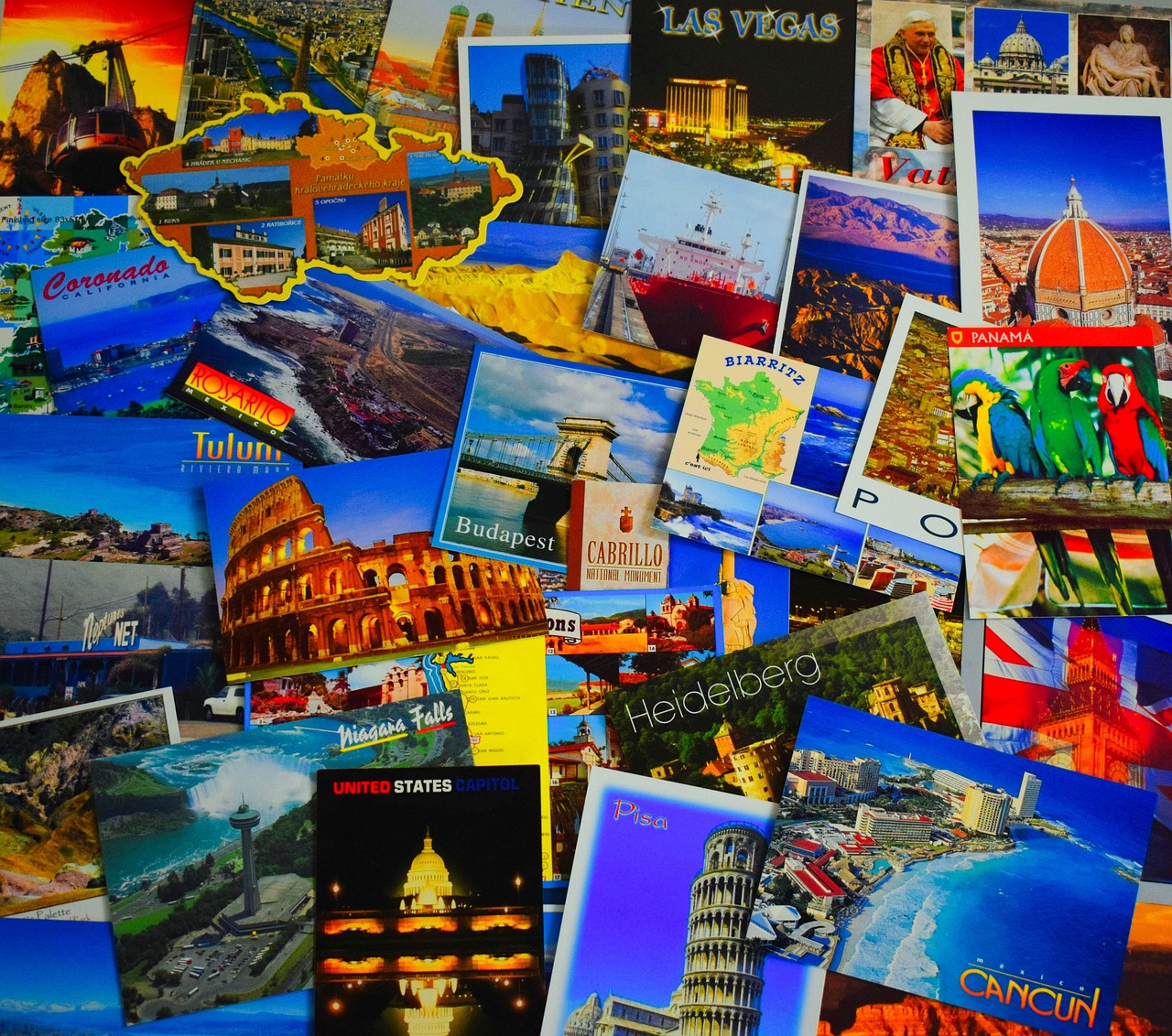 best countries to visit in Europe for first timers collage of iconic landmarks