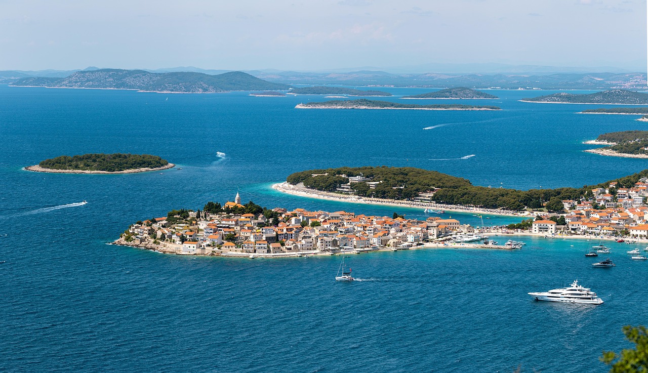 Scenic cruise along the Dalmatian coast highlighting Mediterranean Europe tour packages from USA