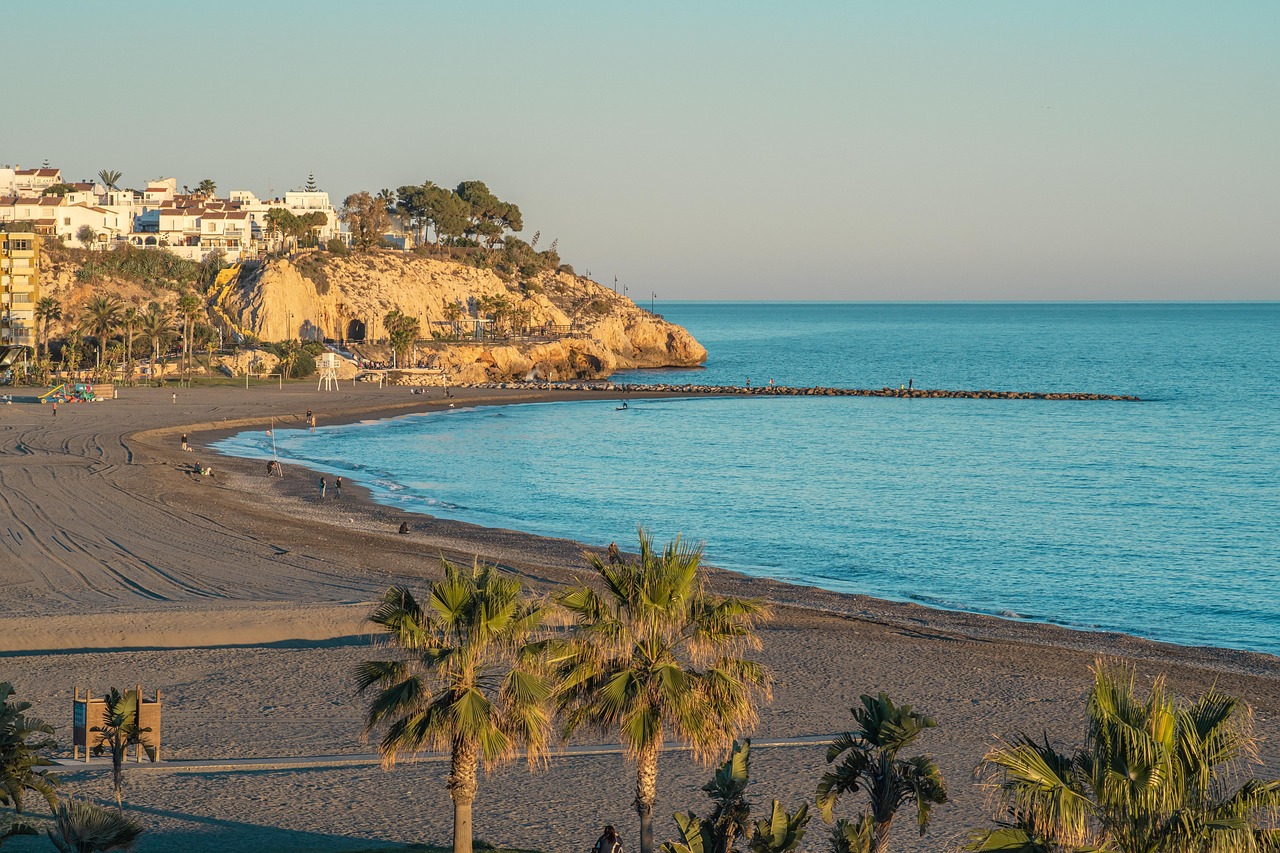 Malaga spain travel guide view of the Mediterranean coastline