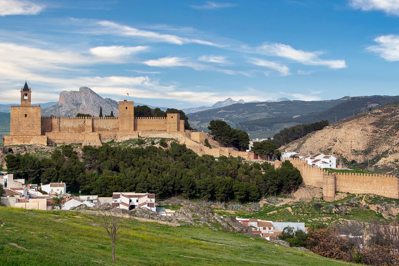 Malaga spain travel guide image of the Alcazaba fortress overlooking the city