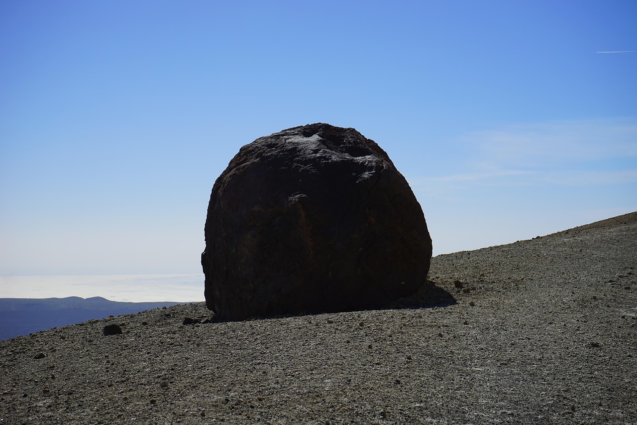 Teide hiking Tenerife volcano trail view from summit