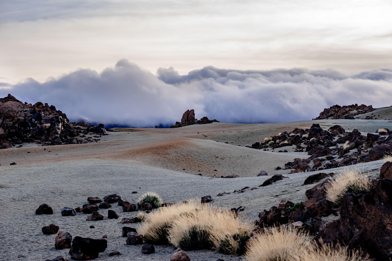 Teide hiking Tenerife sunrise over the volcano mountain