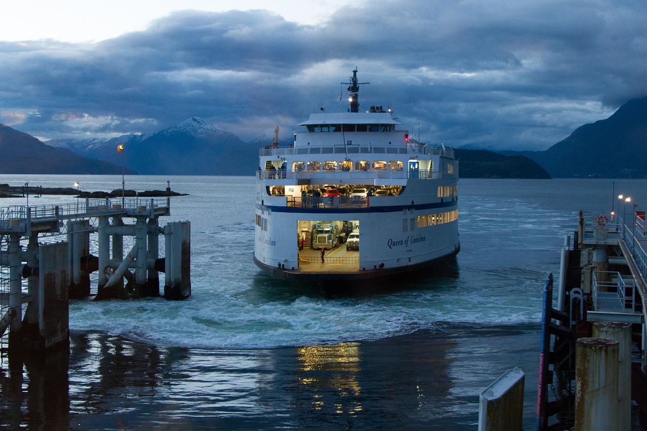 Ferry crossing from Kefalonia to Ithaca island