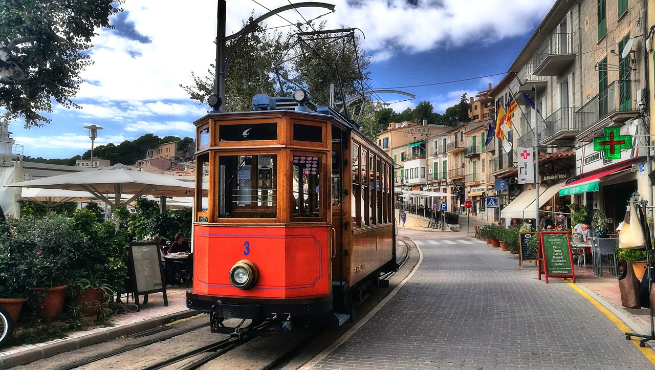Things to do in mallorca spain - Scenic train ride through mountains in Mallorca Spain