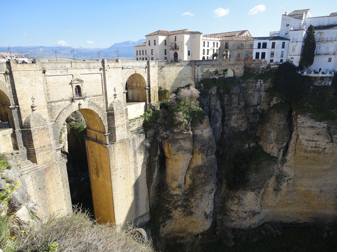 View from the Puente Nuevo bridge, a key things to do in ronda spain highlight