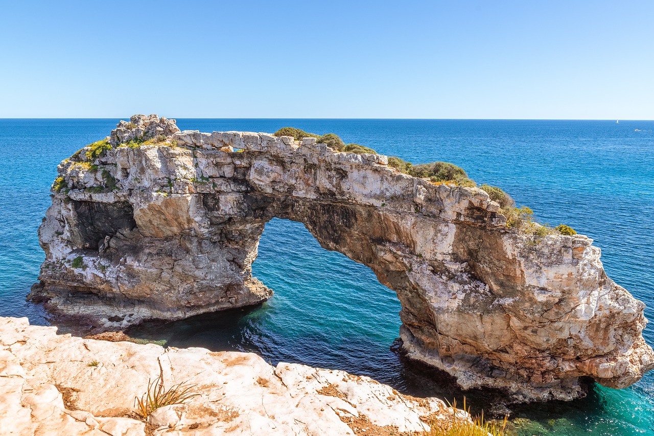 Breathtaking coastal views from the cliffs near Valldemossa